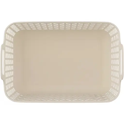 Кошик для зберігання Ardesto пластик PP 33x22.5x25.2 см 12.5 л бежевий (ARHC2512BG) - фото 4