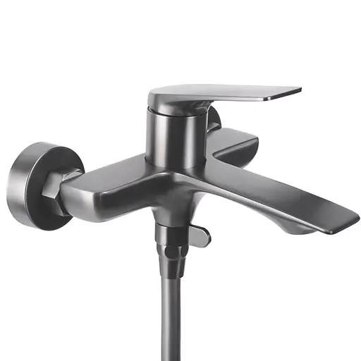 Смеситель для ванны Rea Avalon tytan графит настенный с изливом REA-B2706 Графит - фото 2