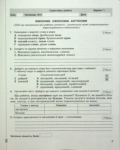 Українська мова. 5 клас. Контроль результатів навчання - фото 2