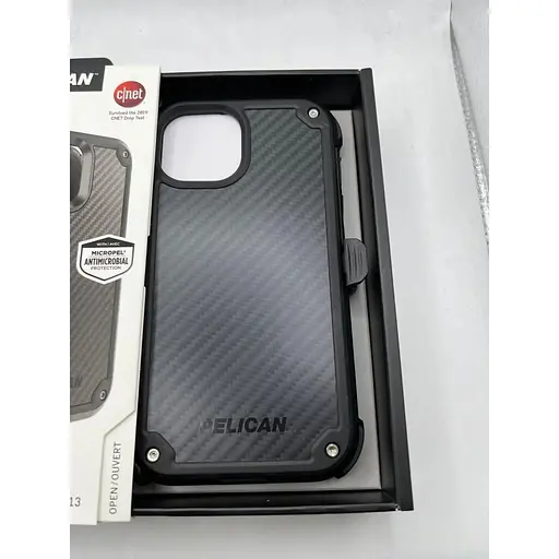 Противоударный чехол с клипсой Pelican Shield Kevlar для iPhone 12 Mini Black аналог OtterBox Defender - фото 10