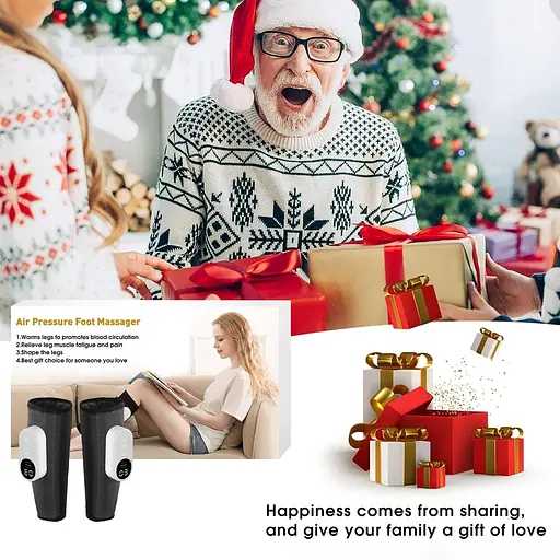 Массажер для ног с функцией нагрева 3 уровня регулируемый размер - фото 6