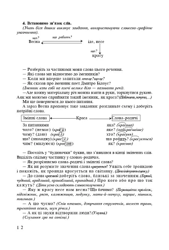 Інтегровані уроки рідної мови й мовлення. 1-4 клас. Посібник для вчителя - фото 9