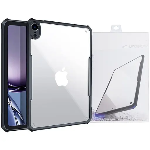 TPU+PC чохол Xundd c посиленими кутами для Apple iPad Mini 6 8.3 2021 2024 Чорний