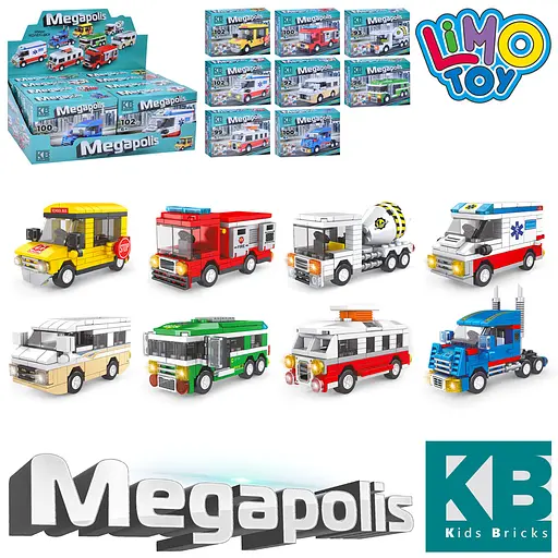 Конструктор Спецтранспорт, KB4006, від 92 деталей, (В асортименті) - фото 3