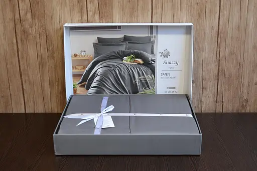 Постільна білизна Snazzy Anthracite Сатин First Choice pbe0051016 - фото 2