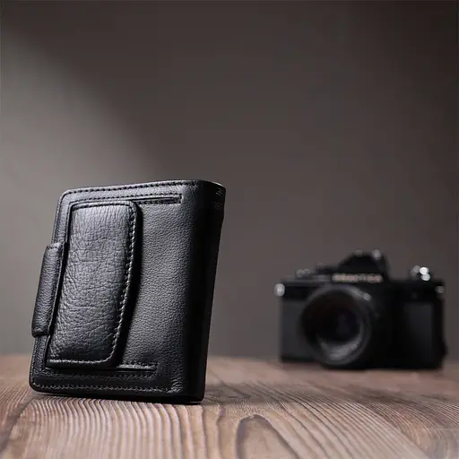 Кожаный женский кошелек ST Leather 10х11.2х1.5 см acs0029439 - фото 10