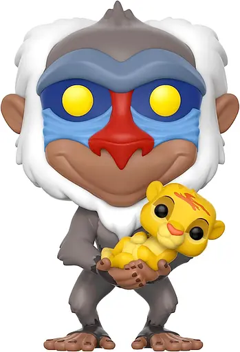 Фігурка Funko Pop Дісней Король Лев Рафікі з Сімбою The Lion King Rafiki With Simba 10 см FP LK RS 301 - фото 3