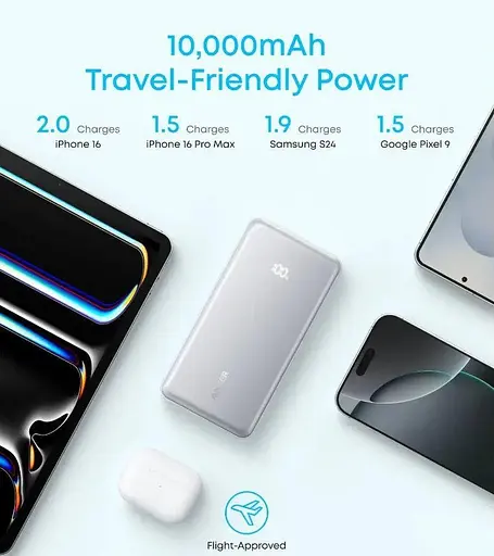 Повербанк Anker Zolo 22.5W чорний 10000 mAh - фото 8