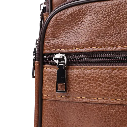 Сумка чоловіча з ручкою для перенесення в руці з натуральної шкіри Vintage 27х35х9,5 см sum0027497 - фото 7