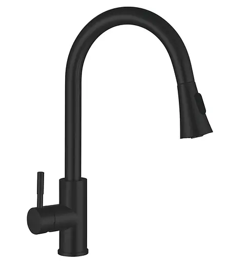 Змішувач для кухні Mixxus SUS-014-B BLACK MI5862 - фото 1