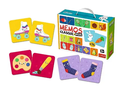 Настольная игра Trefl Мемо Классические. Логика (Memos Classic+ Logika) (02272) - фото 5