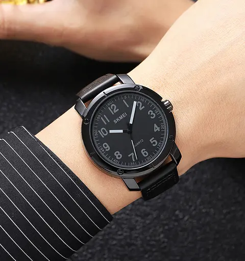 Наручний годинник чоловічий Skmei 1987 Black, 1987BK (18405) - фото 5
