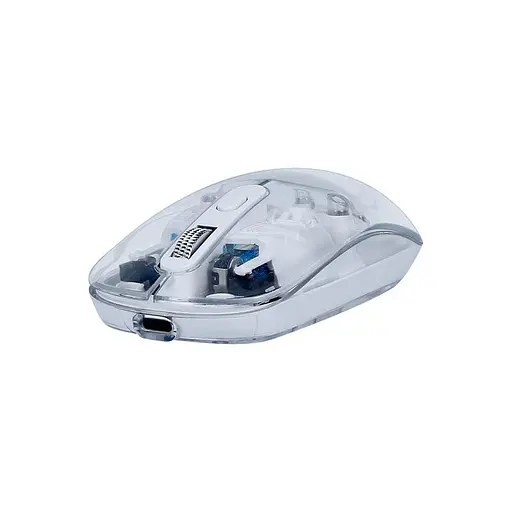 Миша xtrike Me wireless transparent optical mouse GW-114 |2.4G/BT5.2, 800-1200-1600dpi| - фото 1