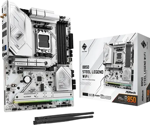 Материнська плата ASRock B850 STEEL LEGEND WIFI Socket AM5