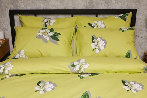 Комплект постільної білизни Moon&Star Бязь Gold Люкс Wisteria King Size 220x240 наволочки 2х40х60 - фото 2