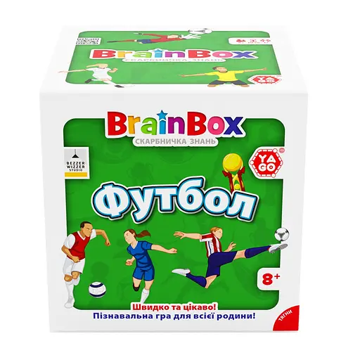 Карткова гра Brainbox "Футбол" Yago BZZBRFB02UA 55 карток 1 гральний кубик - фото 2