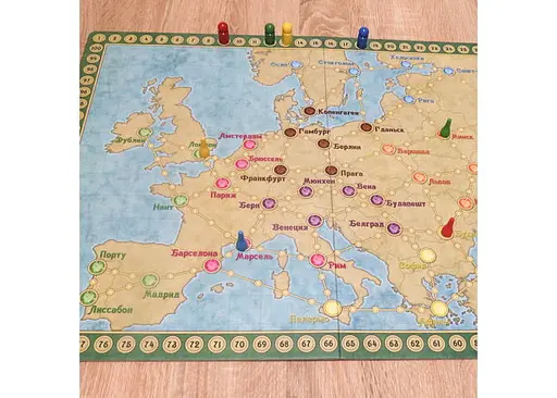 Настольная игра Artos Games Галопом по Европам (укр.) (62084) - фото 5