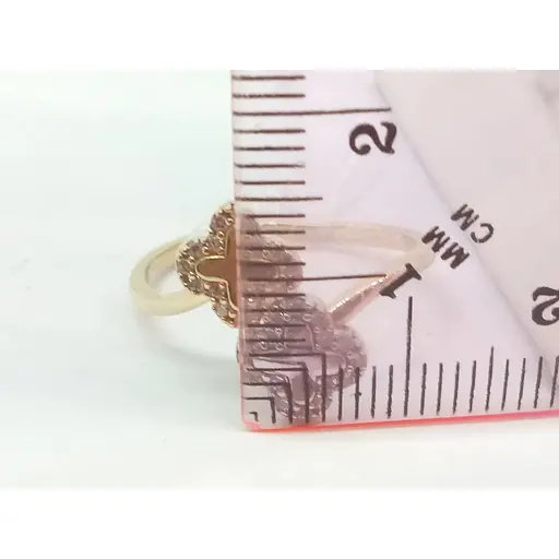 Золоте кільце Імперія золота з фіанітами. КВ1167КИ 17 - фото 4