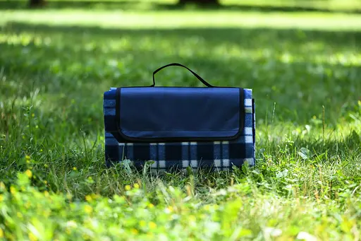 Плед Ardesto Picnic 130х170 см 100% поліестер клітинка синій (ART0916BC) - фото 11