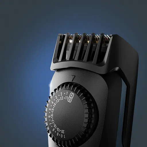 Триммер Rowenta Virtuo для бороды и усов, сеть+акум., насадок-2, чехол, титан.напив., кейс для хранения, черно-синий - фото 7