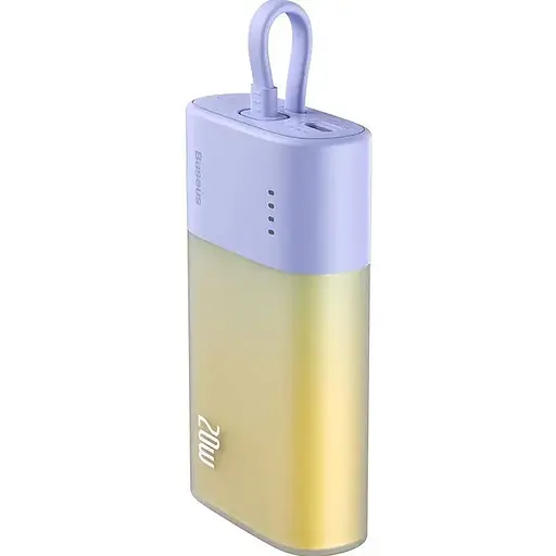 Зовнішній акумулятор Baseus Popsicle Lightning 5200mAh 20W Purple (P10055600512-00) [125023]