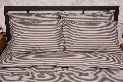 Комплект постільної білизни Moon&Star Бязь Gold Люкс Ice Grey King Size 220x240 наволочки 4х50х70 - фото 2