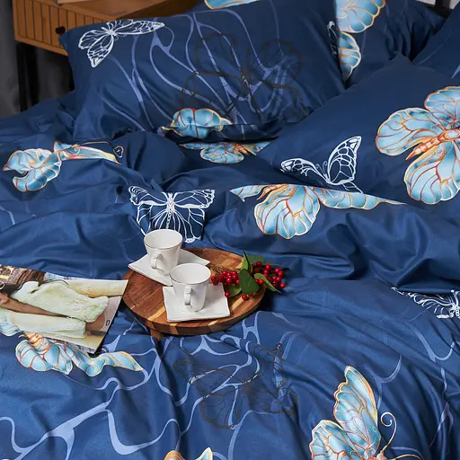 Пододеяльник Moon&Star Микросатин Premium Flutter Dreams Евро 200x220 см - фото 4