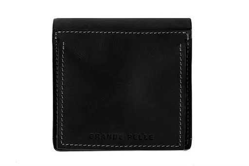 Мужской кожаный кошелек Grande Pelle 10х10х2.5 см acs0029295 - фото 4