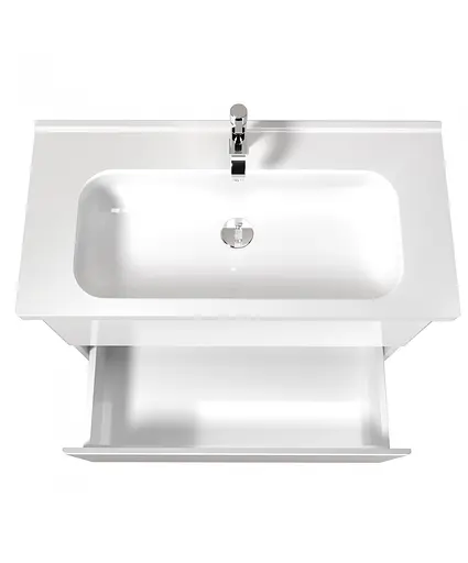 Тумба Мойдодир Палермо 90-U з умивальником ID-90 Білий - фото 7