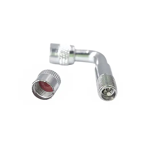 Удлинитель ниппеля для подкачки колес AV (Schrader) угол 90 градусов серебряный (G0001898) - фото 3