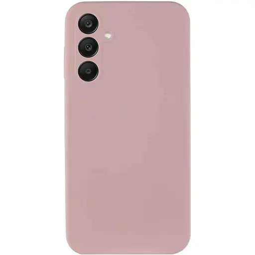 Чехол Lakshmi Silicone Cover Full Camera (AAA) для Samsung Galaxy S24 FE Розовый / Pink Sand