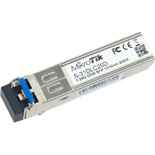 Інтерфейсний модуль SFP MikroTik S-31DLC20D, 1.25G SM 20km 1310nm