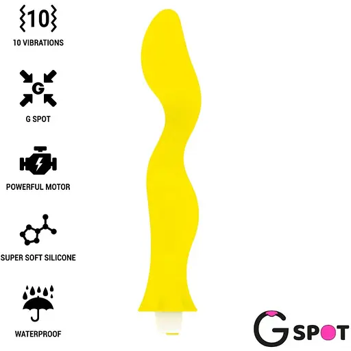 Вибратор для зоны Cyber Silicock G GAVYN желтый G-Spot - фото 2