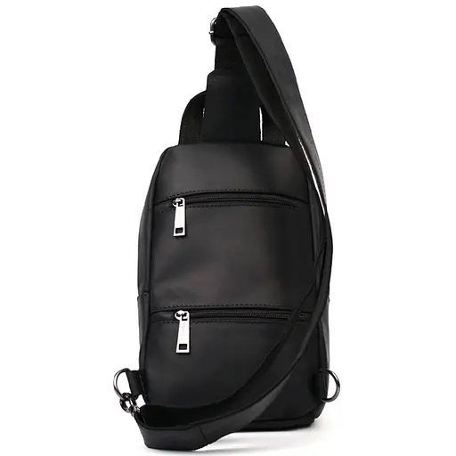 Рюкзак слинг кожаный с передним карманом для телефона TARWA 29х17х8 см sum0028232 - фото 2