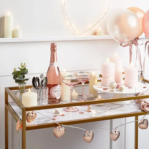 Светодиодная свеча-колонна TruGlow Trio с дистанционным управлением пастельно-розовая - фото 3