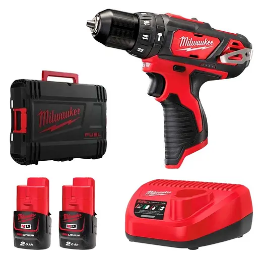 Шуруповерт-дрель Milwaukee M12 BPD-202C аккумуляторная 12В (4933499465) - фото 2