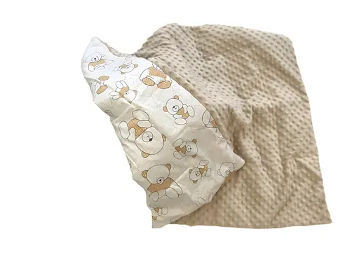 Плед з плюшем Moontime 100x80 см "Ведмедики" - фото 1