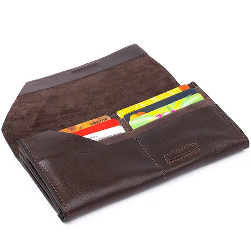 Мужской кожаный кошелек Grande Pelle 20х10х2.5 см acs0015921 - фото 3