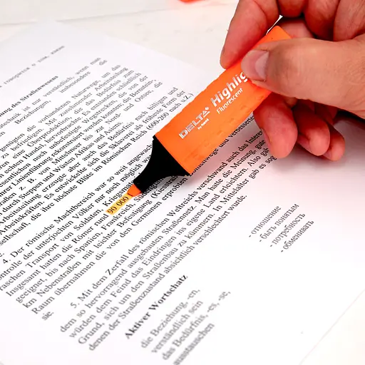 Набор маркеров Axent Highlighter D2501 клиновидный 1-5 мм 12 шт. оранжевый (D2501-12) - фото 3
