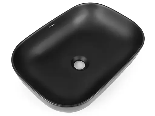 Умивальник Newarc Life 46x33 чорний матовий 9845B-M, Чорний матовий - фото 4