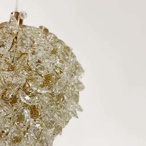 Підвісний світильник куля із декоративного каміння d13 см | Арт. A 886/1 FGD | Line F - фото 5