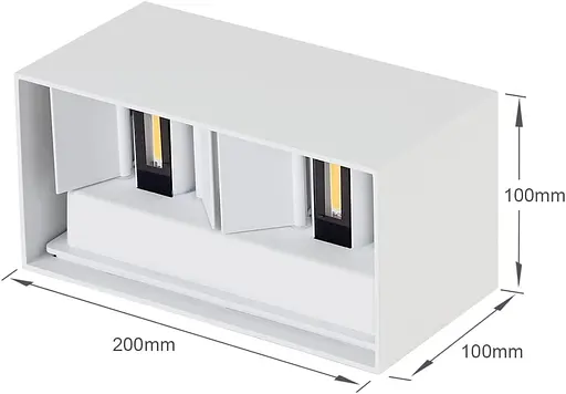 Светодиодный настенный светильник Dr.lazy Алюминий 20 Вт 120° Регулируемый вверх - фото 4