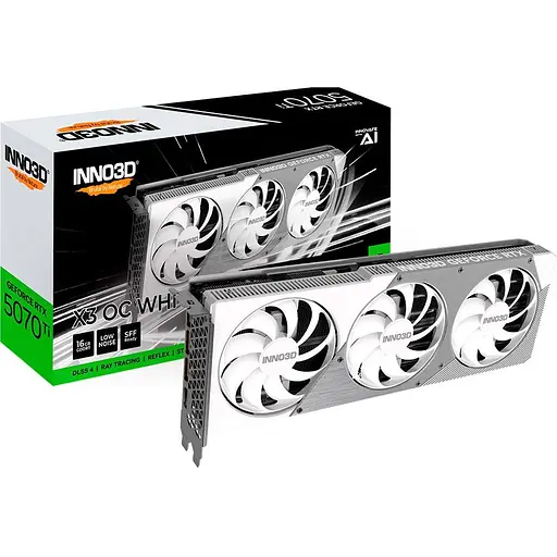 Видеокарта Inno3D GeForce RTX 5070 Ti X3 OC White (N507T3-16D7X-176068W) EU [132418]