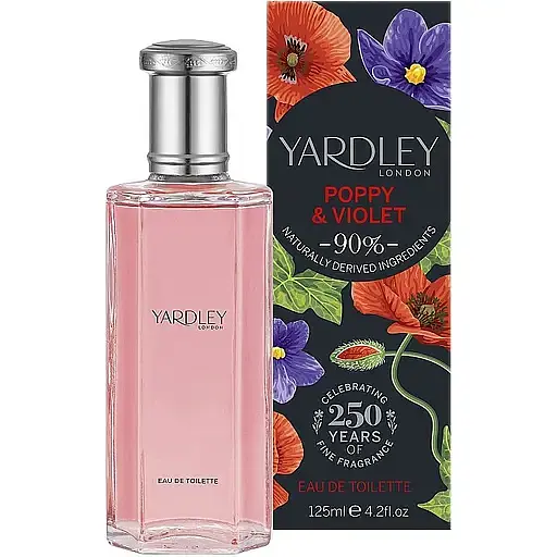 Туалетная вода Yardley London Poppy & Violet 125 мл - фото 1