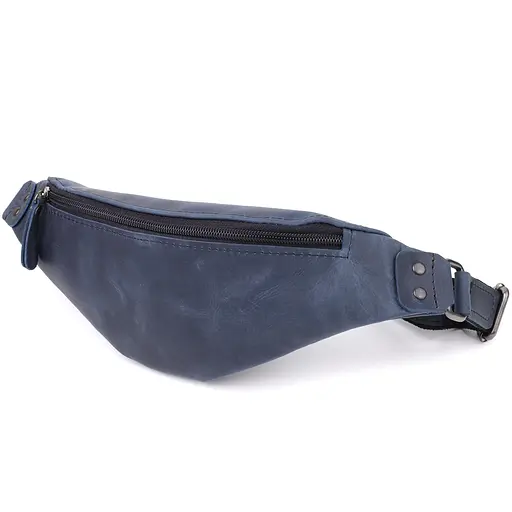 Чоловіча зручна бананка із натуральної вінтажної шкіри SHVIGEL 29х11х4,5 см sum0027468 - фото 1