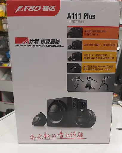 Компьютерные акустические колонки F&D A111 plus (Черный) - фото 5