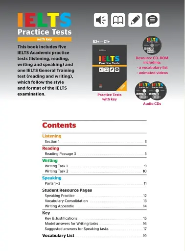 IELTS Practice Tests. Student's Book with Audio CDs (2) and Glossary CD-ROM - фото 2