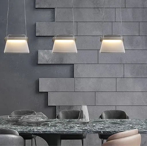 Підвіс із прозорим плафоном та фурнітурою з екошкіри | Арт. CO 7 CL | Line F - фото 7