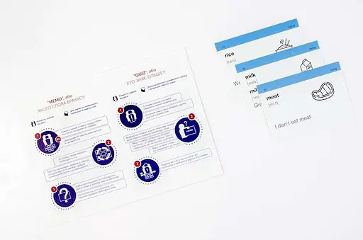 Настольная игра English Student Карточки для изучения английского языка English Student Elementary A1 (укр.) (39122560) - фото 5