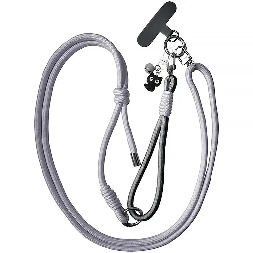 Шнурок-кросбоді Kite 3021-3 світло-сірий (K26-3021-3) - фото 1